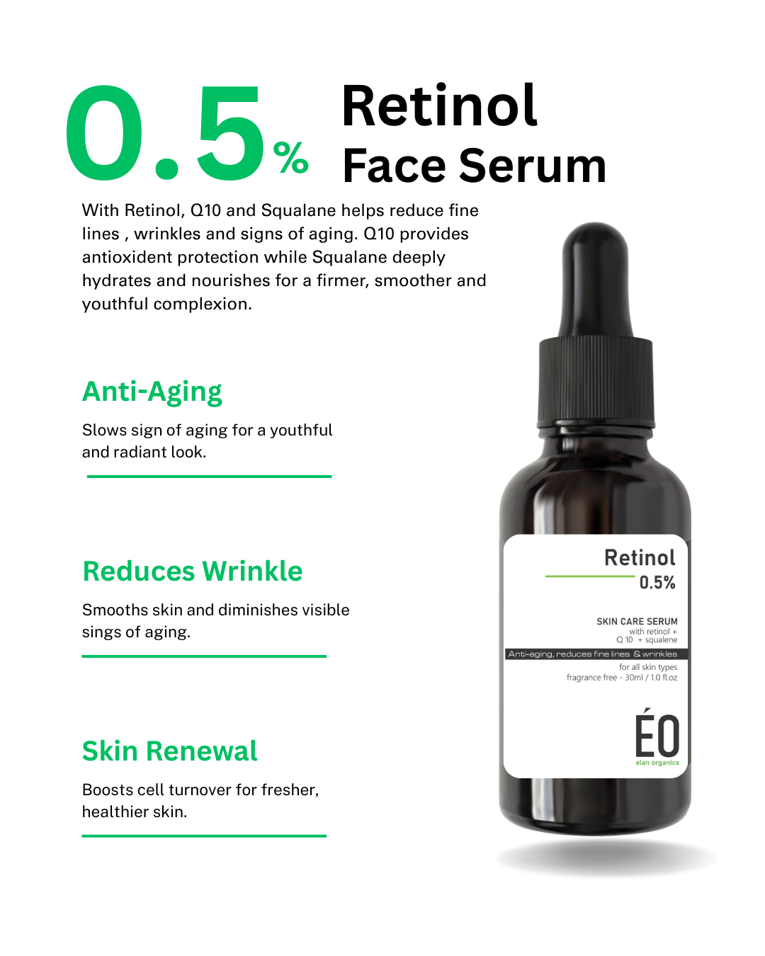 Retinol 0.5% Face Serum