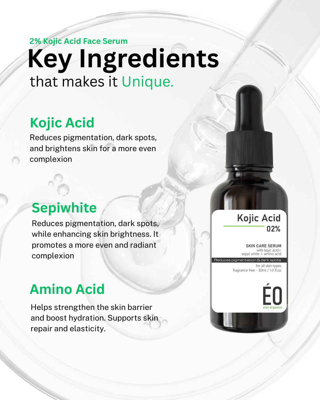 Kojic Acid 2% Face Serum