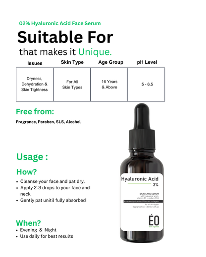 Hyaluronic Acid 02% Face Serum