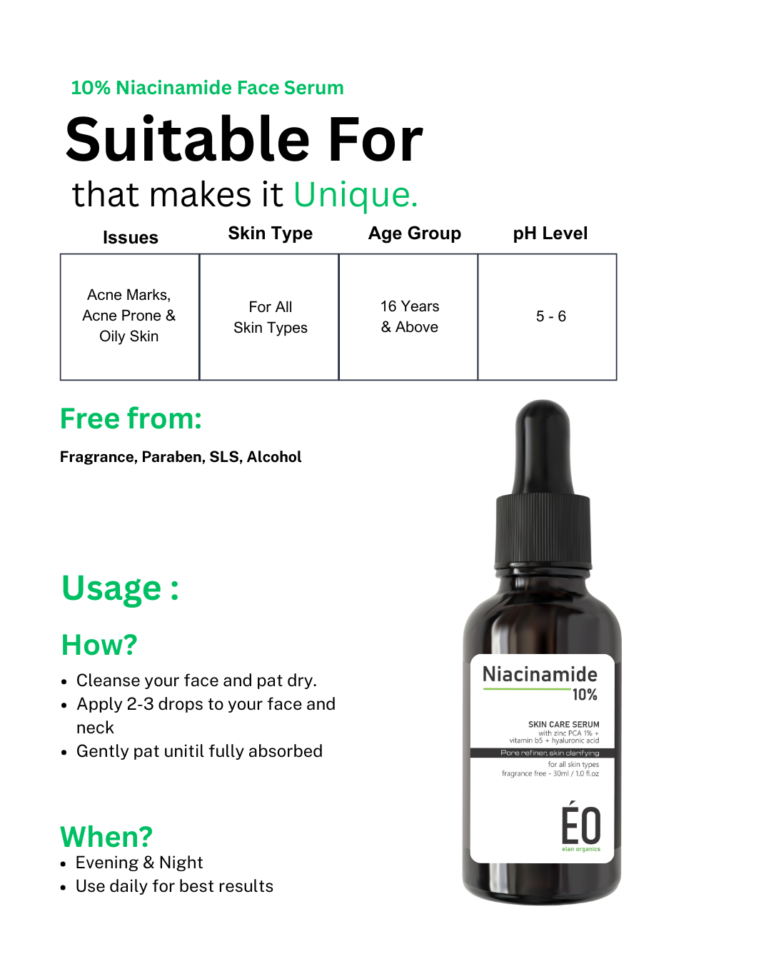 Niacinamide Face 10% Serum